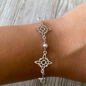 925 Sterling Silver Witch Know Celtic Bracelet Women’s